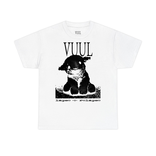 lamb plush white tee